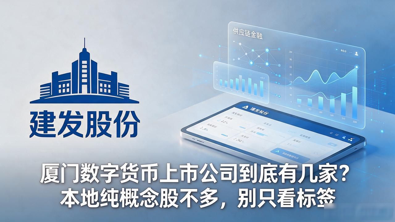 厦门数字货币上市公司到底有几家？本地纯概念股不多，别只看标签