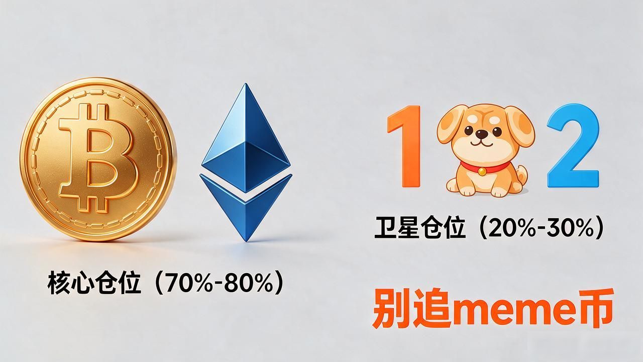 购买一共几个数字货币才合理？不同资金量对应不同数量，最多别超5个