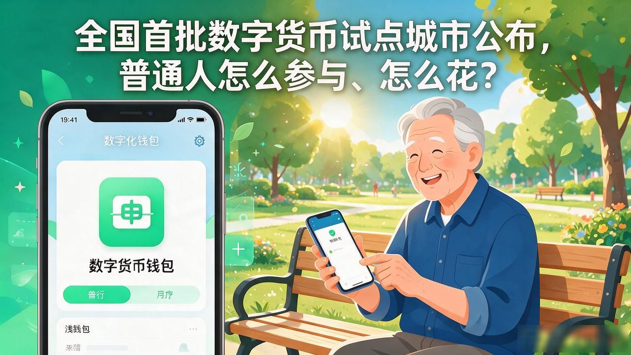 全国首批数字货币试点城市公布，普通人怎么参与、怎么花？