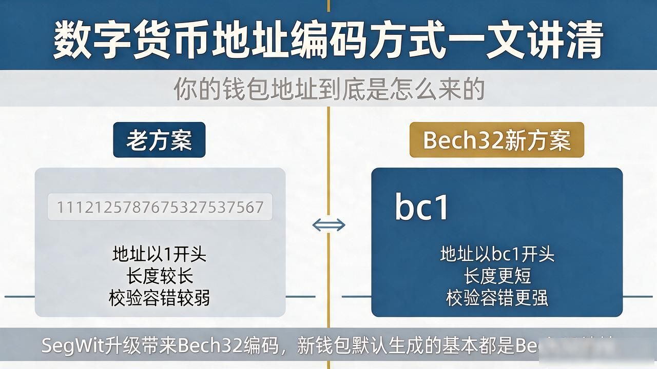数字货币地址编码方式一文讲清：你的钱包地址到底是怎么来的