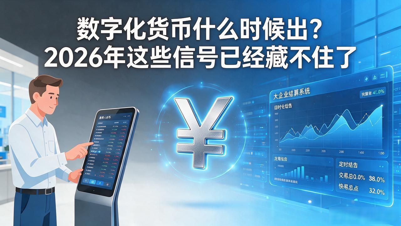 数字化货币什么时候出？2026年这些信号已经藏不住了