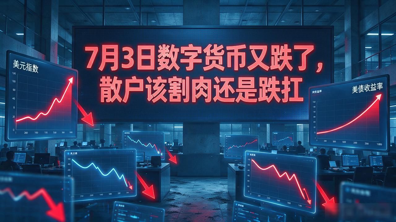 7月3日数字货币又跌了，散户该割肉还是该扛