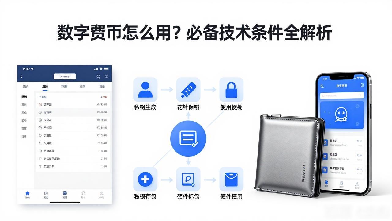 数字货币怎么用？必备技术条件全解析