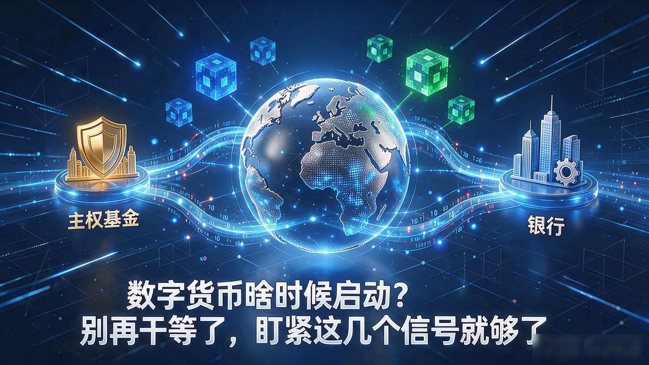 数字货币啥时候启动？别再干等了，盯紧这几个信号就够了