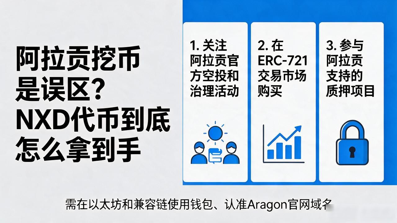 阿拉贡挖币是误区？NXD代币到底怎么拿到手