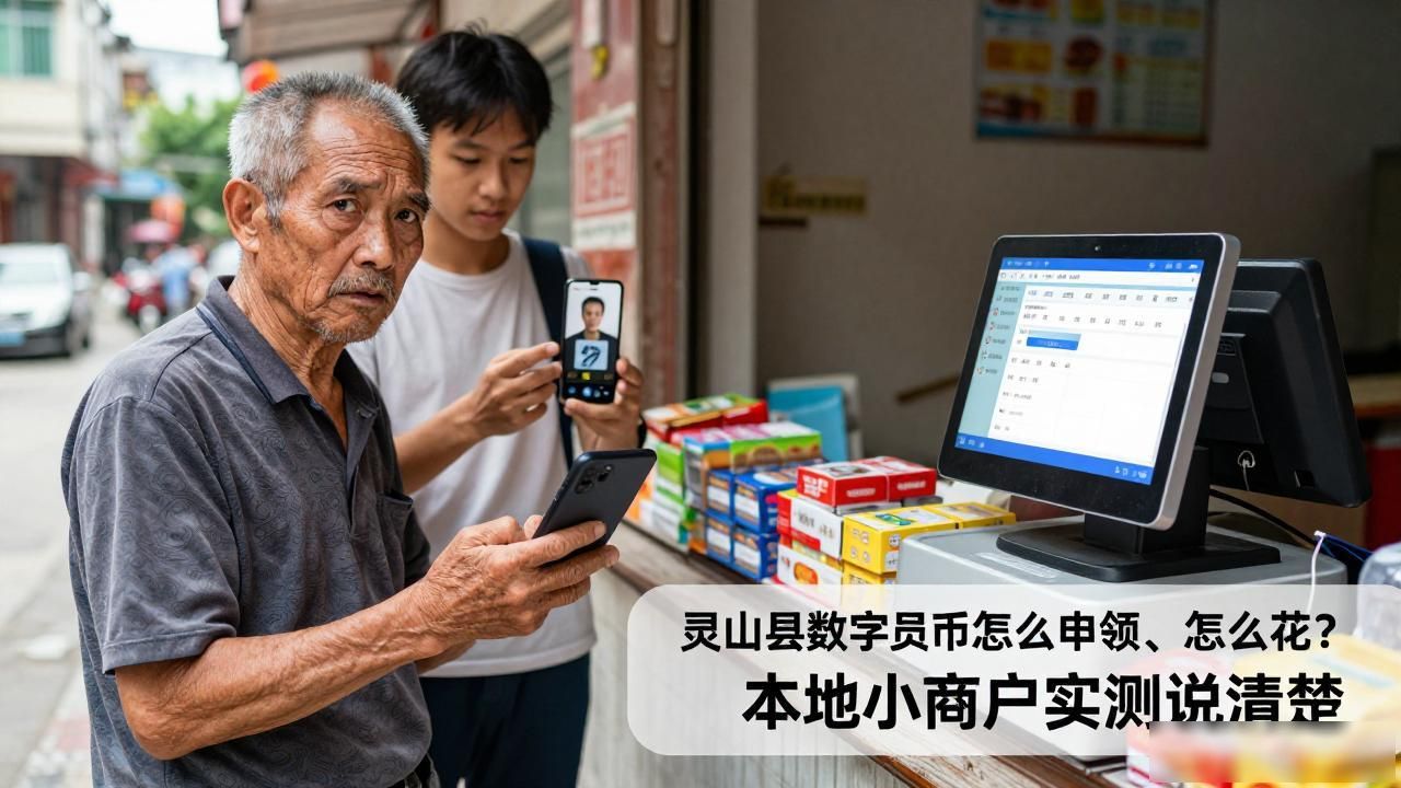 灵山县数字货币怎么申领、怎么花？本地小商户实测说清楚