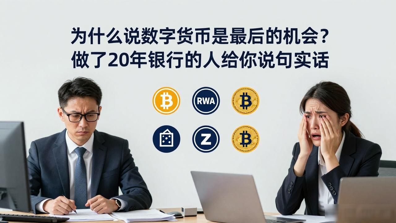为什么说数字货币是最后的机会？做了20年银行的人给你说句实话