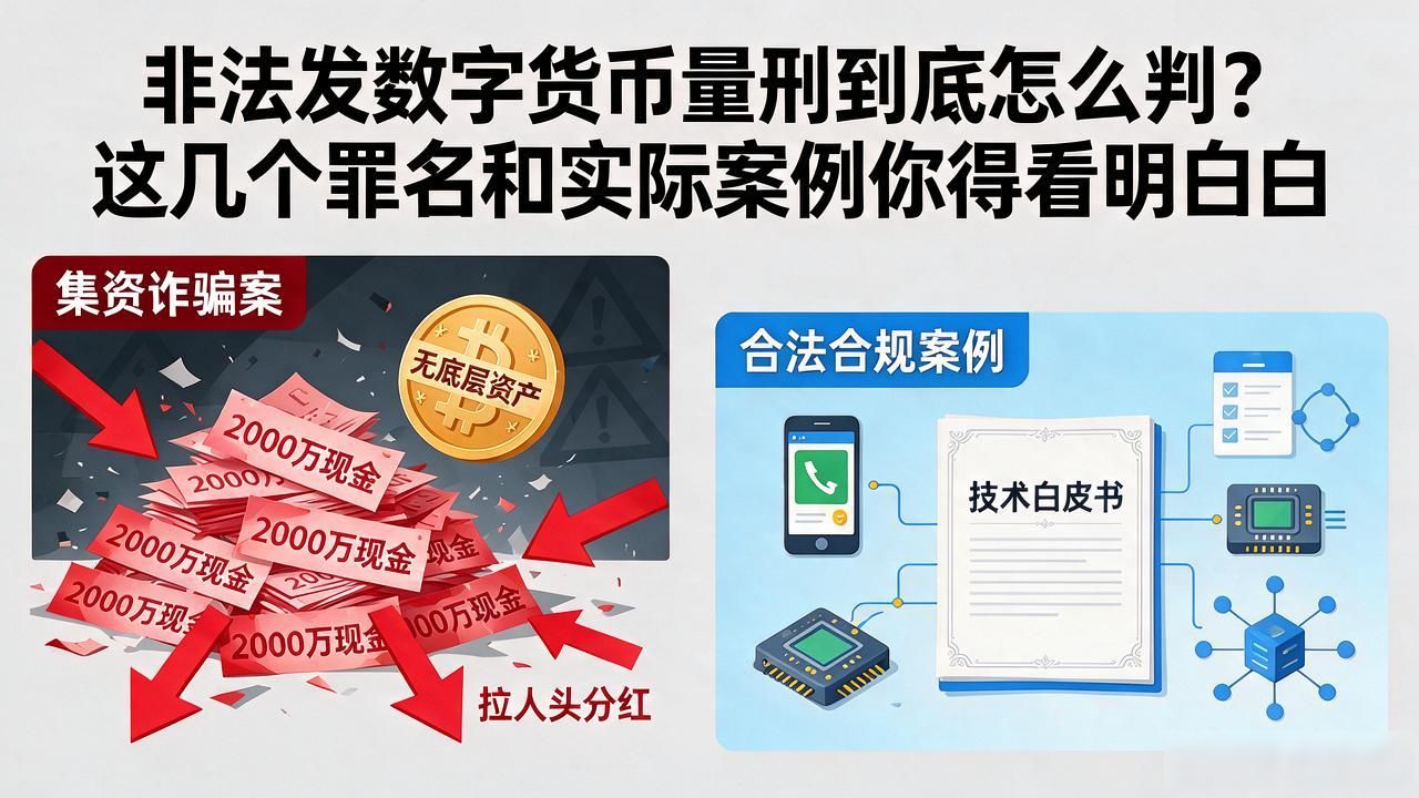 非法发数字货币量刑到底怎么判？这几个罪名和实际案例你得看明白