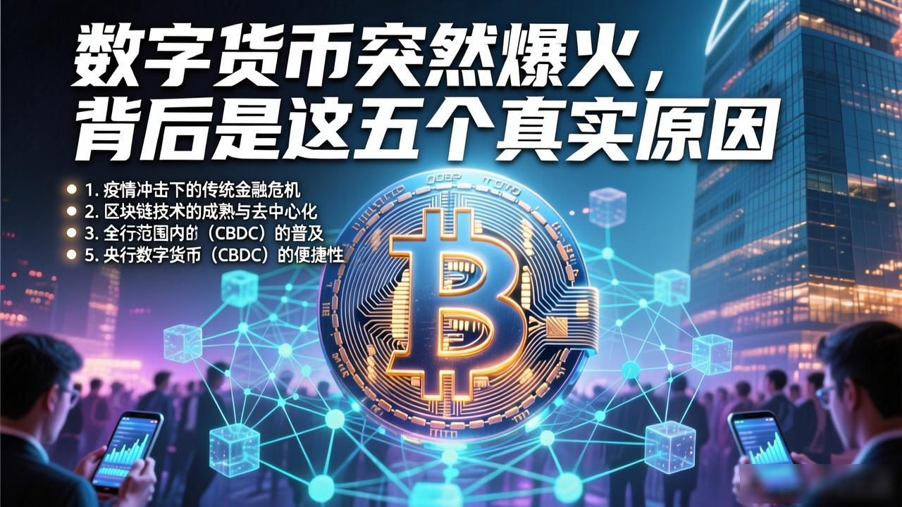 数字货币突然爆火，背后是这五个真实原因