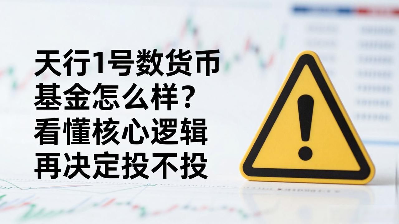 天行1号数字货币基金怎么样？看懂核心逻辑再决定投不投