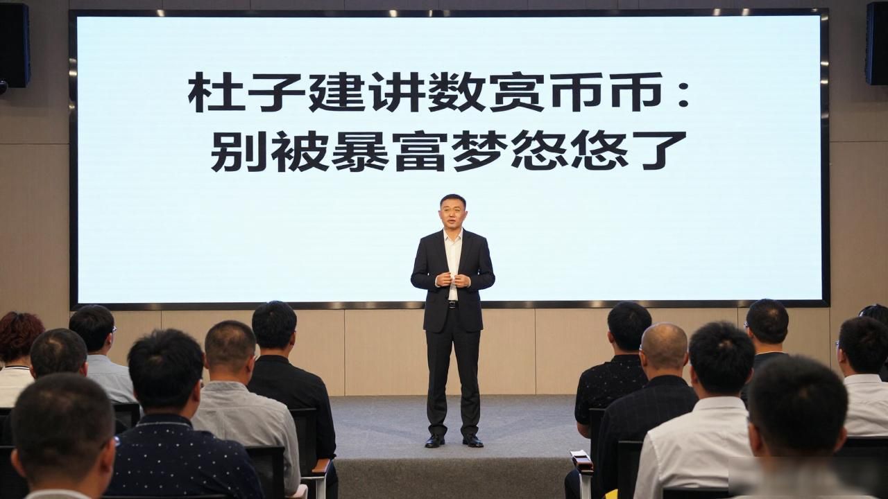 杜子建讲数字货币：别被暴富梦忽悠了