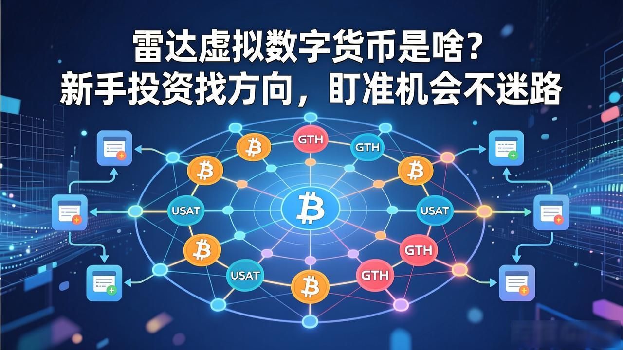 雷达虚拟数字货币是啥？新手投资找方向，盯准机会不迷路