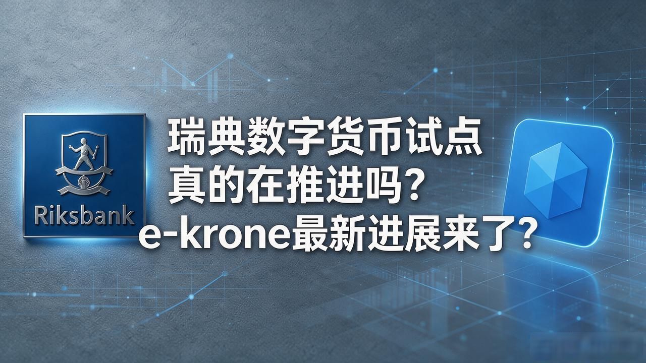 瑞典数字货币试点真的在推进吗？e-krone最新进展来了