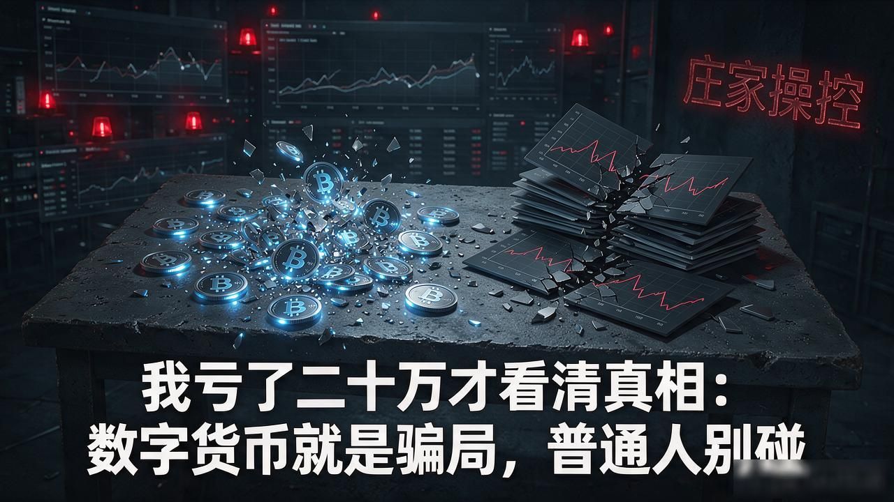 我亏了二十万才看清真相：数字货币就是骗局，普通人别碰
