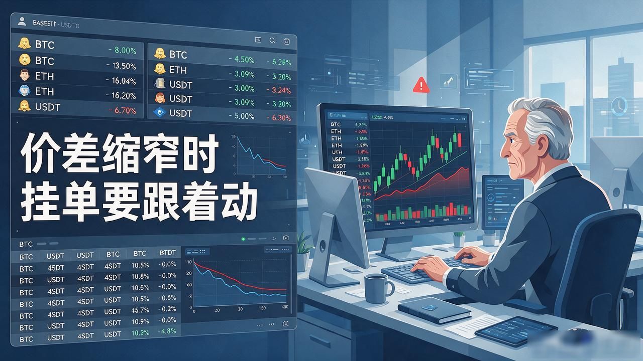 数字货币盘口挂单怎么挂才不吃亏，老交易员的实操心得