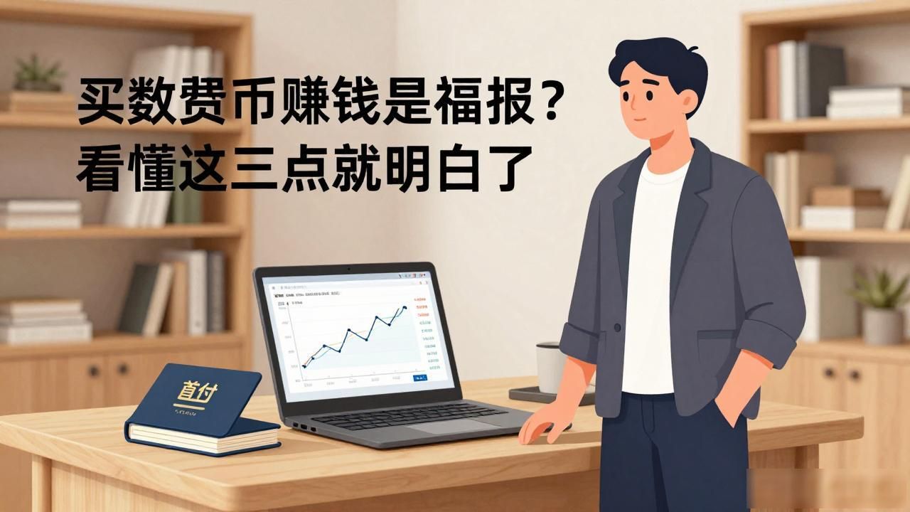 买数字货币赚钱是福报？看懂这三点就明白了