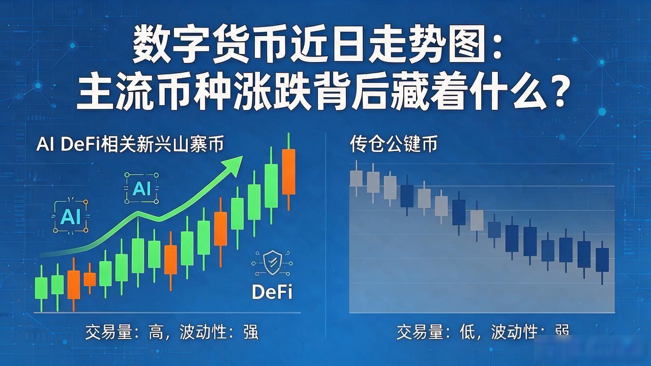 数字货币近日走势图：主流币种涨跌背后藏着什么？