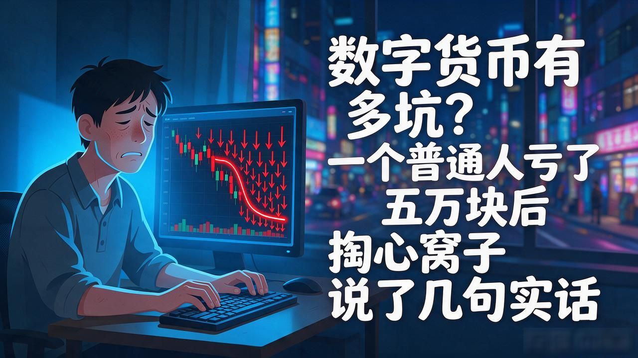 数字货币有多坑？一个普通人亏了五万块后掏心窝子说了几句实话